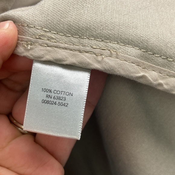 CJ Banks tan khaki zipper and button jacket 2X - Picture 6 of 7